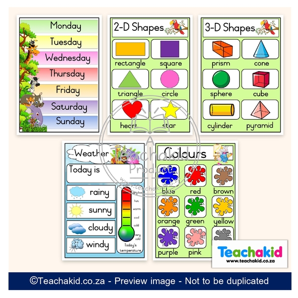 Jungle Class Theme Set (printed) - Image 4