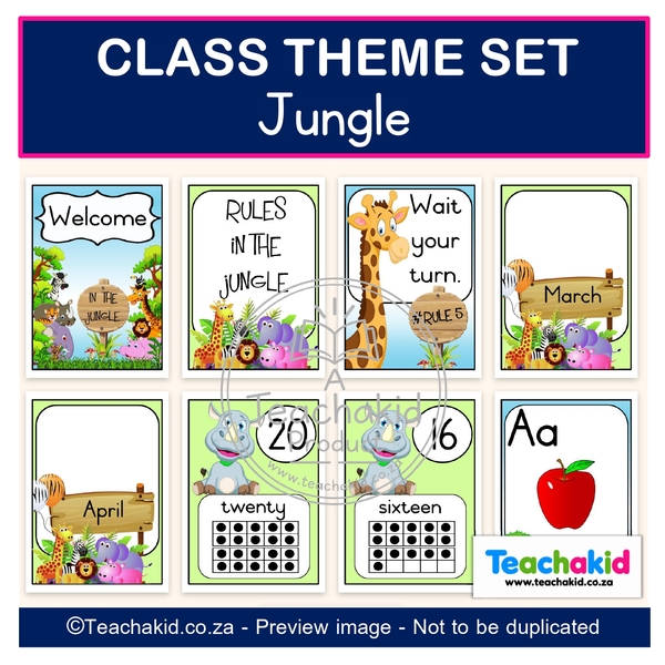 Jungle Class Theme Set (printed) - Image 3