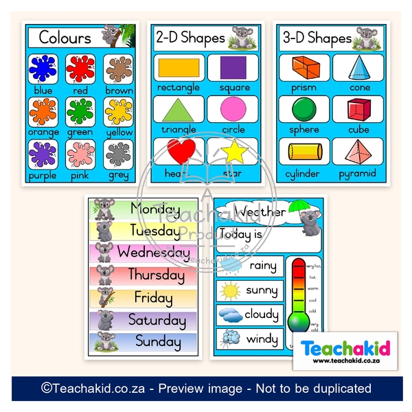 Koala Class Theme Set (printed) - Image 4