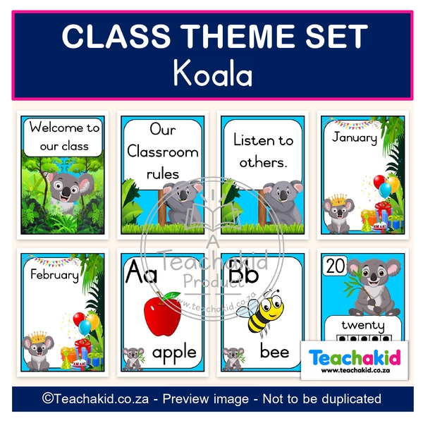Koala Class Theme Set (printed) - Image 3