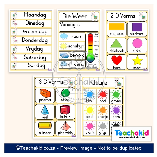 Lama Class Theme Set (printed) - Image 6