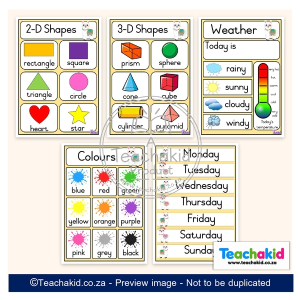 Lama Class Theme Set (printed) - Image 4