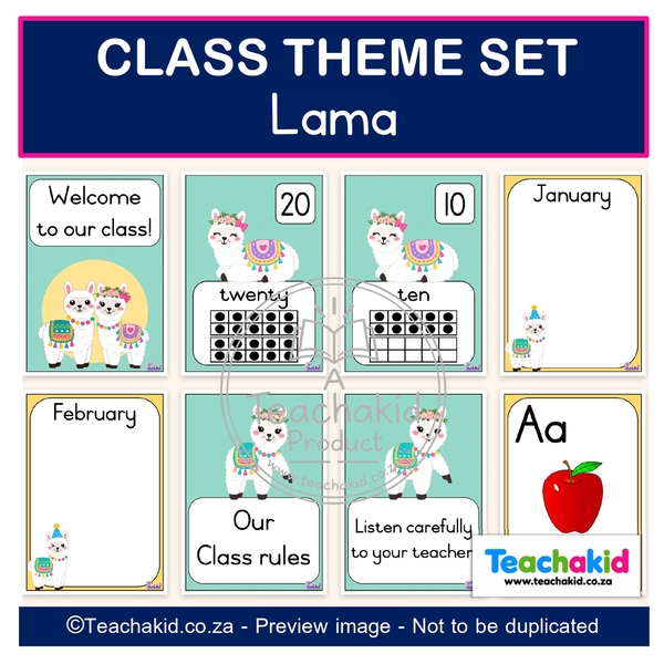 Lama Class Theme Set (printed) - Image 3