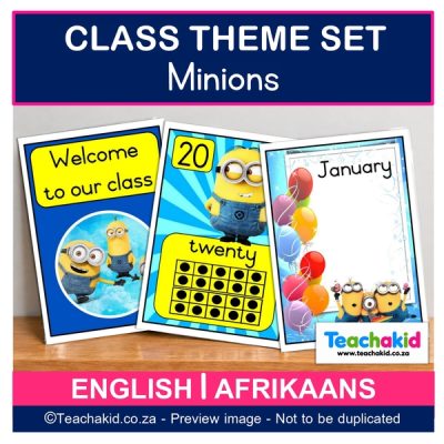 Minions Class Theme Set (printed)