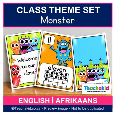Monster Class Theme Set (printed)