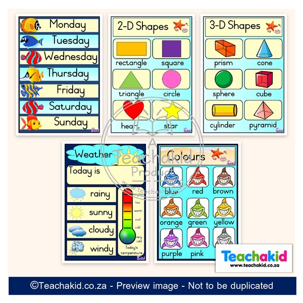 Ocean Class Theme Set (printed) - Image 4