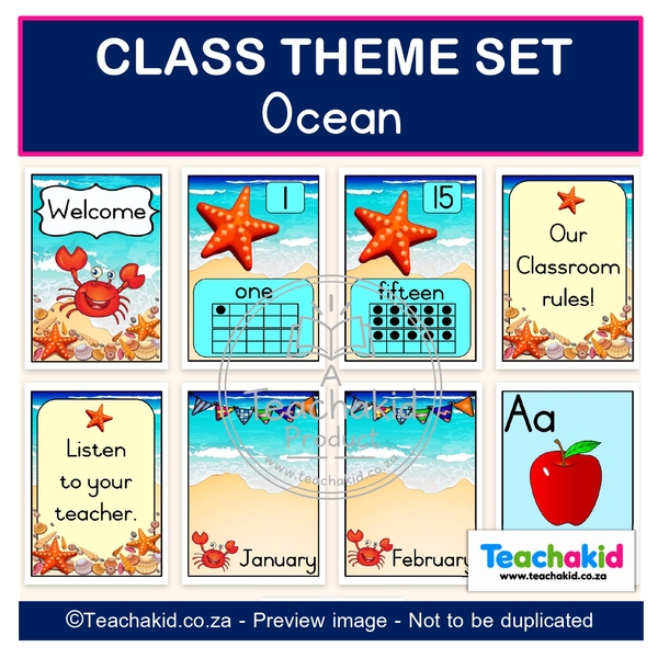 Ocean Class Theme Set (printed) - Image 3