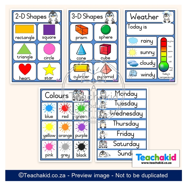 Penguin Class Theme Set (printed) - Image 4