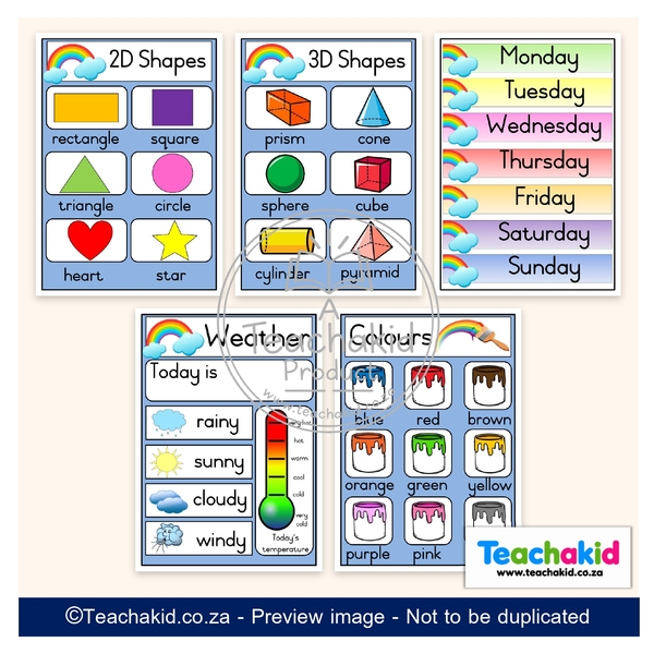 Rainbow Class Theme Set (printed) - Image 4