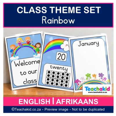 Rainbow Class Theme Set (printed)