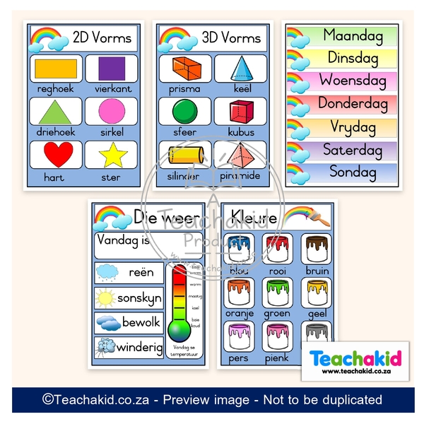 Rainbow Class Theme Set (printed) - Image 6
