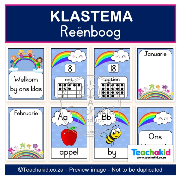 Rainbow Class Theme Set (printed) - Image 5