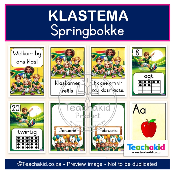 Springboks Class Theme Set (printed) - Image 4