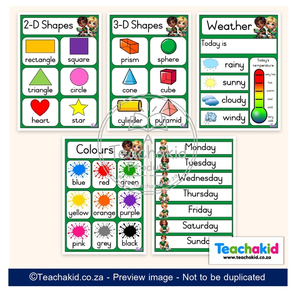 Springboks Class Theme Set (printed) - Image 3
