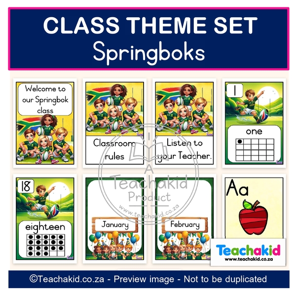 Springboks Class Theme Set (printed) - Image 2