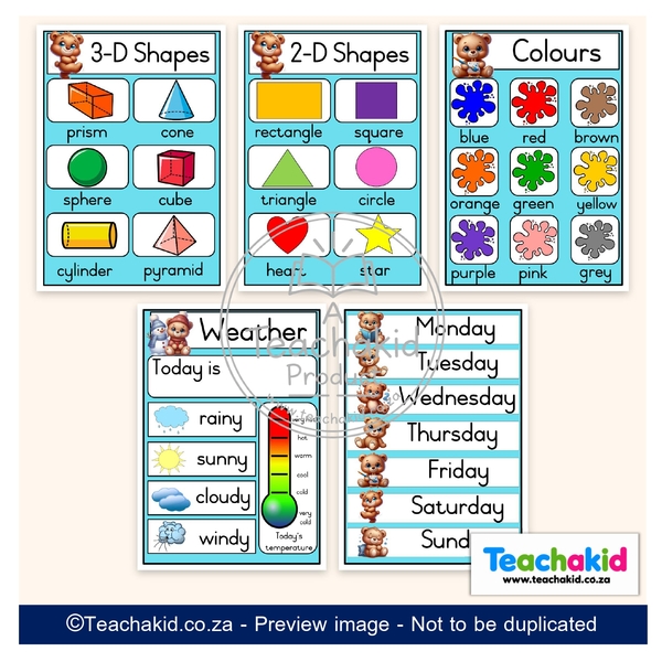 Teddy 02 Class Theme Set (printed) - Image 4