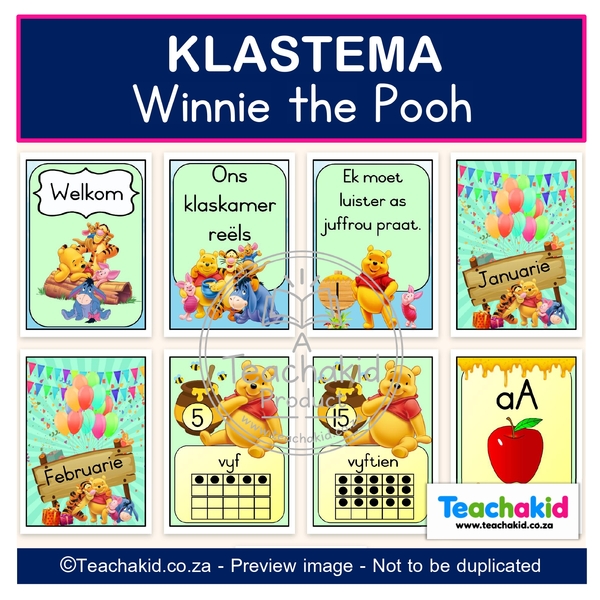 Winnie the Pooh Class Theme Set (printed) - Image 5