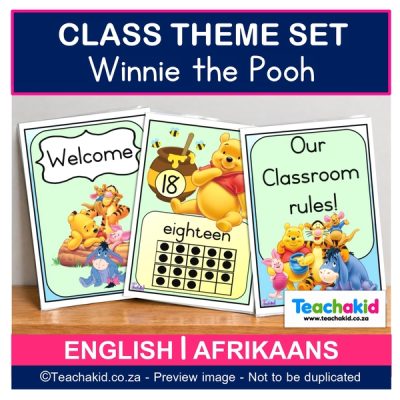 Winnie the Pooh Class Theme Set (printed)